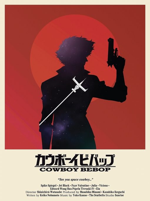 artwork Offical Cowboy Bebop Merch