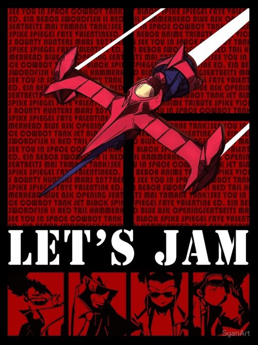 artwork Offical Cowboy Bebop Merch