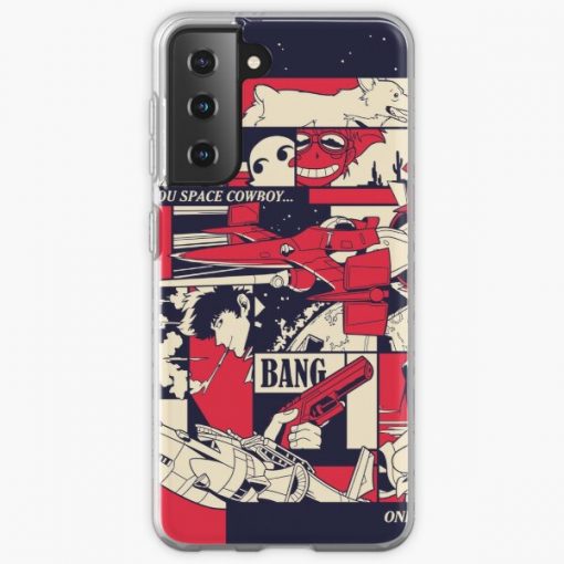 Bebop Pattern Samsung Galaxy Soft Case RB2910 product Offical Cowboy Bebop Merch
