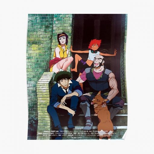 cowboy bebop main cast Poster RB2910 product Offical Cowboy Bebop Merch