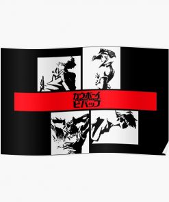 1, 2, 3 Let's go! Poster RB2910 product Offical Cowboy Bebop Merch