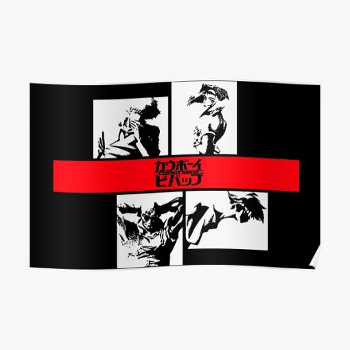 1, 2, 3 Let's go! Poster RB2910 product Offical Cowboy Bebop Merch
