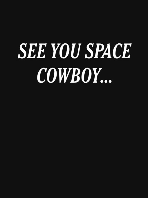 artwork Offical Cowboy Bebop Merch