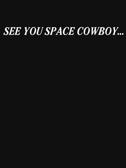 artwork Offical Cowboy Bebop Merch