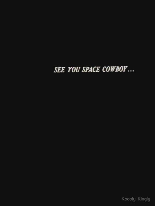 artwork Offical Cowboy Bebop Merch