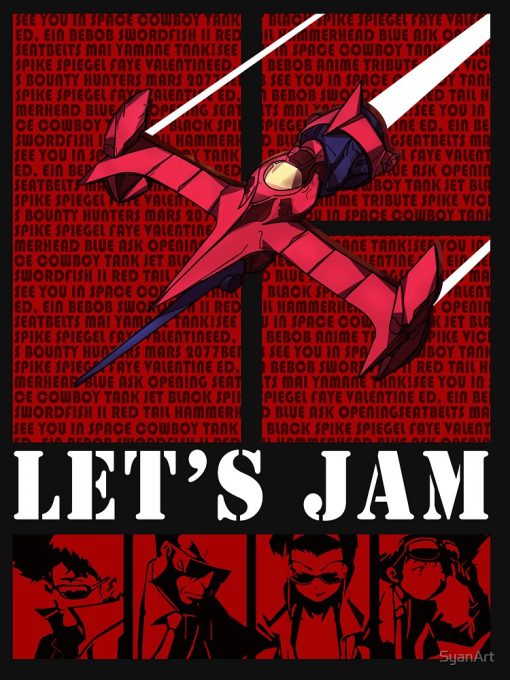 artwork Offical Cowboy Bebop Merch