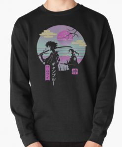 Anime Samurai Chillhop Pullover Sweatshirt RB2910 product Offical Cowboy Bebop Merch