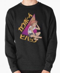 Cowboy Bebop Ed Retro Pullover Sweatshirt RB2910 product Offical Cowboy Bebop Merch