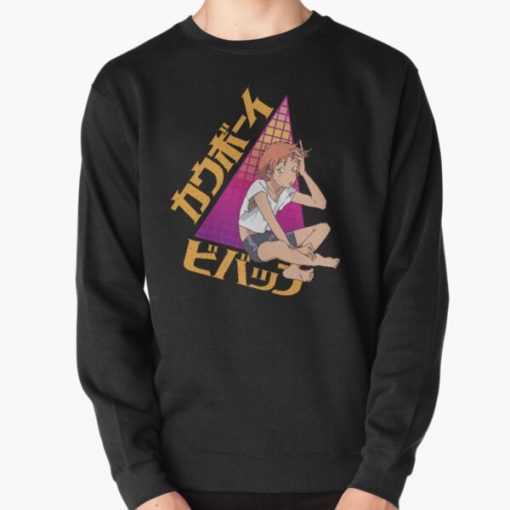 Cowboy Bebop Ed Retro Pullover Sweatshirt RB2910 product Offical Cowboy Bebop Merch