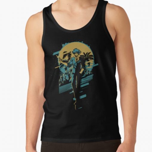 Cowboy Bebop Retro Vintage Tank Top RB2910 product Offical Cowboy Bebop Merch