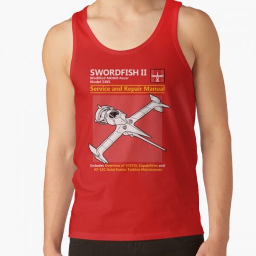 Swordfish Service and Repair Manual Tank Top RB2910 product Offical Cowboy Bebop Merch