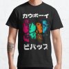 Bebop Noir (color) Classic T-Shirt RB2910 product Offical Cowboy Bebop Merch