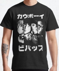 Bebop Noir (white) Classic T-Shirt RB2910 product Offical Cowboy Bebop Merch