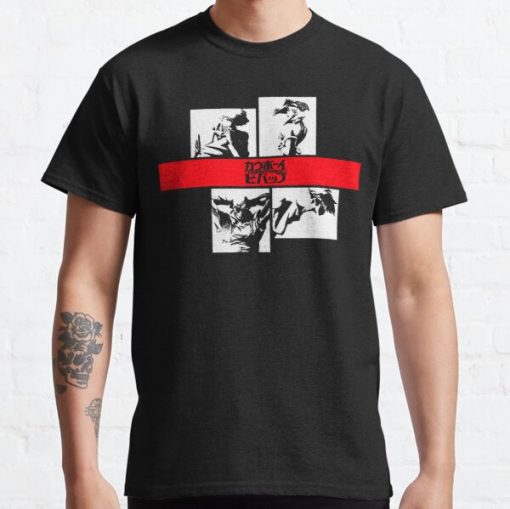 1, 2, 3 Let's go! Classic T-Shirt RB2910 product Offical Cowboy Bebop Merch