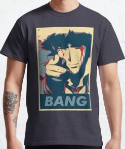 Bang - Spike Spiegel Classic T-Shirt RB2910 product Offical Cowboy Bebop Merch