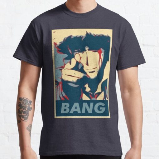Bang - Spike Spiegel Classic T-Shirt RB2910 product Offical Cowboy Bebop Merch