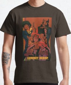 See you space cowboy - Cowboy Bebop Classic T-Shirt RB2910 product Offical Cowboy Bebop Merch