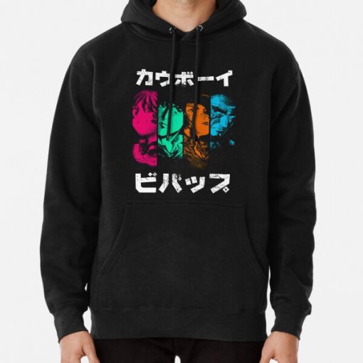 Bebop Noir (color) Pullover Hoodie RB2910 product Offical Cowboy Bebop Merch