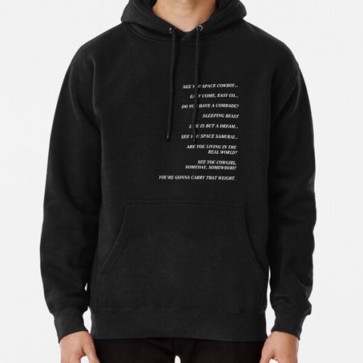 Cowboy Bebop Closing Titles Pullover Hoodie RB2910 product Offical Cowboy Bebop Merch
