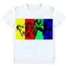Cowboy Bebop Shirt カウボーイビバップ Character Panel AM2910 Asian M / White Official Cowboy Bebop Merch