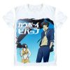 Cowboy Bebop Shirt カウボーイビバップ Mod Valentine and Spiegel AM2910 Asian M / White Official Cowboy Bebop Merch