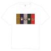 Cowboy Bebop Shirt カウボーイビバップ Pop-Art Panels AM2910 Asian S / White Official Cowboy Bebop Merch