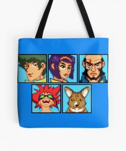 Pixel Cowboy Bebop All Over Print Tote Bag RB2910 product Offical Cowboy Bebop Merch