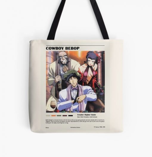 Anime Poster All Over Print Tote Bag RB2910 product Offical Cowboy Bebop Merch