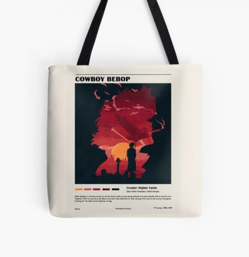 Anime Poster All Over Print Tote Bag RB2910 product Offical Cowboy Bebop Merch