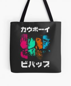 Bebop Noir (color) All Over Print Tote Bag RB2910 product Offical Cowboy Bebop Merch