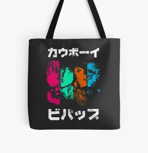 Bebop Noir (color) All Over Print Tote Bag RB2910 product Offical Cowboy Bebop Merch