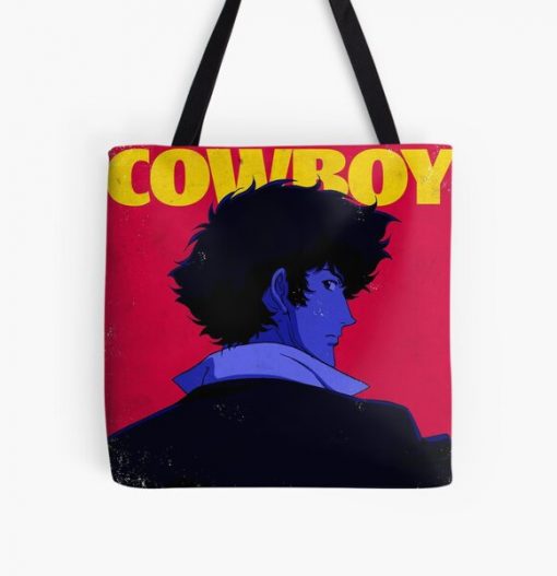 Spike Spiegel All Over Print Tote Bag RB2910 product Offical Cowboy Bebop Merch