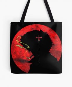 Spike Cowboy bebop vintage, All Over Print Tote Bag RB2910 product Offical Cowboy Bebop Merch