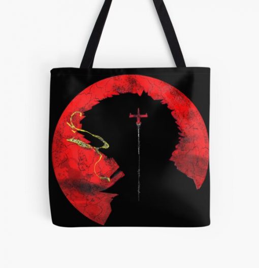 Spike Cowboy bebop vintage, All Over Print Tote Bag RB2910 product Offical Cowboy Bebop Merch