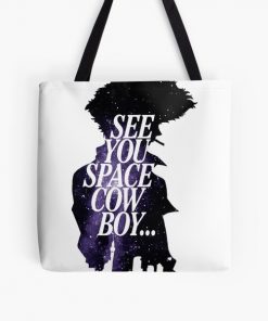 See you Space cowboy.. All Over Print Tote Bag RB2910 product Offical Cowboy Bebop Merch