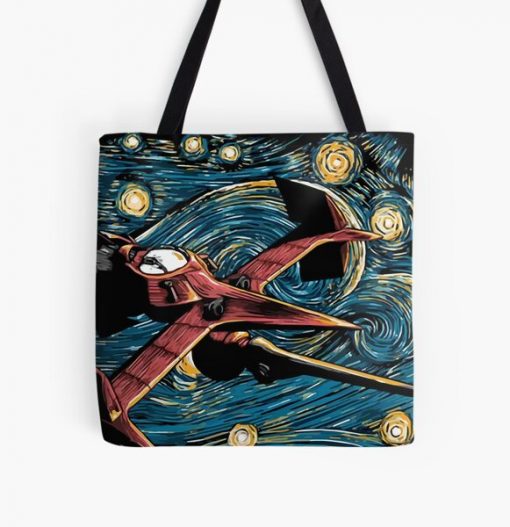 Starry Night Cowboy Bebop All Over Print Tote Bag RB2910 product Offical Cowboy Bebop Merch