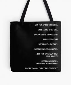 Cowboy Bebop Closing Titles All Over Print Tote Bag RB2910 product Offical Cowboy Bebop Merch
