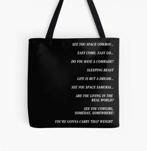 Cowboy Bebop Closing Titles All Over Print Tote Bag RB2910 product Offical Cowboy Bebop Merch