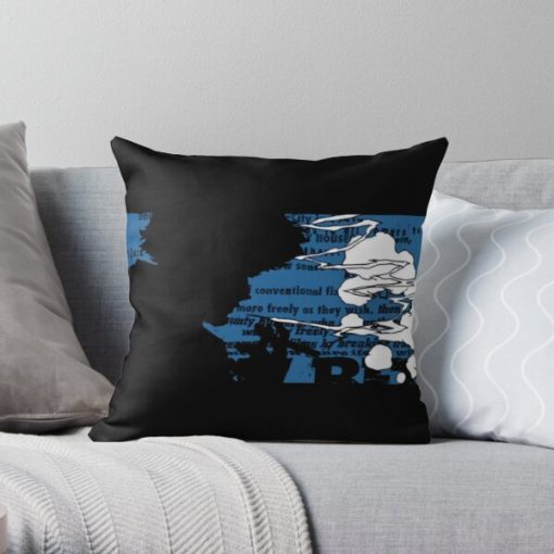 Smoking Spike Spiegel Throw Pillow RB2910 product Offical Cowboy Bebop Merch