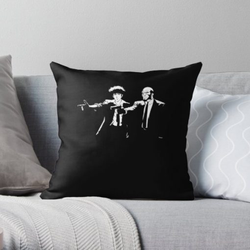 Pulp Cowboy Cowboy.Bebop - Throw Pillow RB2910 product Offical Cowboy Bebop Merch