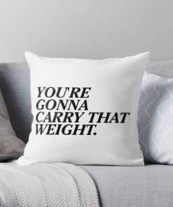 You're Gonna Carry That Weight. Throw Pillow RB2910 product Offical Cowboy Bebop Merch