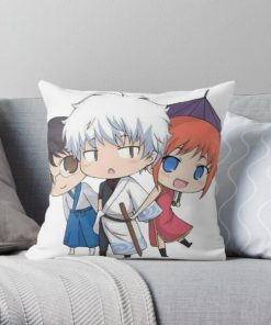 Gintama  Throw Pillow RB2910 product Offical Cowboy Bebop Merch