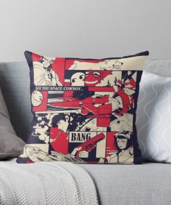 Bebop Pattern Throw Pillow RB2910 product Offical Cowboy Bebop Merch