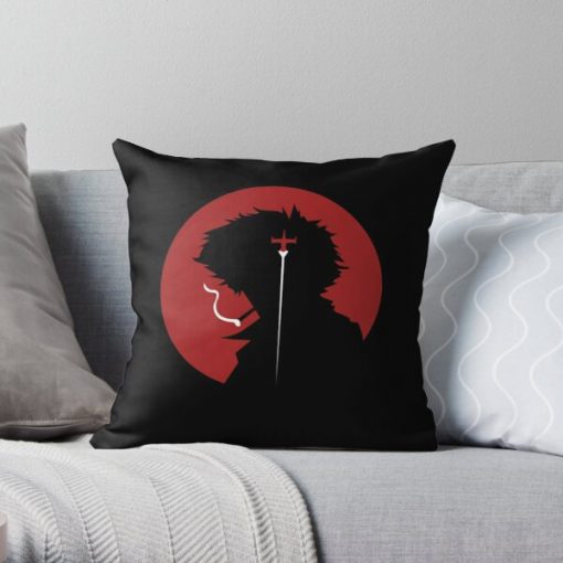 Cowboy Bebop Spike Spiegel Space Throw Pillow RB2910 product Offical Cowboy Bebop Merch