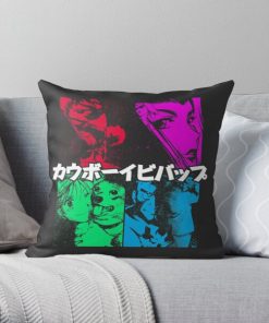 Let's Jam T-Shirt (color) Throw Pillow RB2910 product Offical Cowboy Bebop Merch