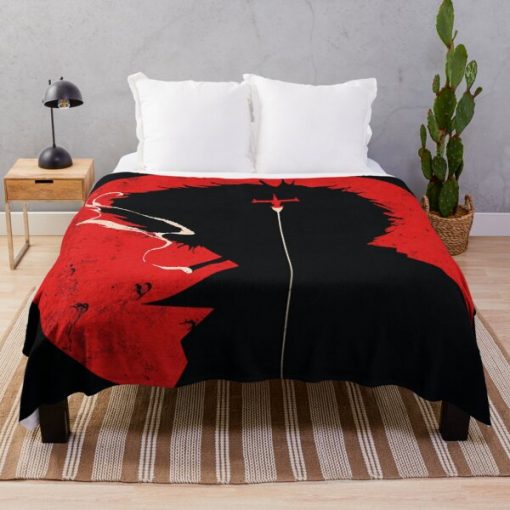 Cow Boy Bebop -Spike Spiegel Throw Blanket RB2910 product Offical Cowboy Bebop Merch