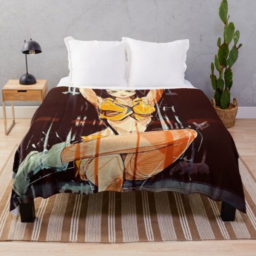 Faye Valentine Throw Blanket RB2910 product Offical Cowboy Bebop Merch