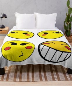Cowboy Bebop ED smile Throw Blanket RB2910 product Offical Cowboy Bebop Merch