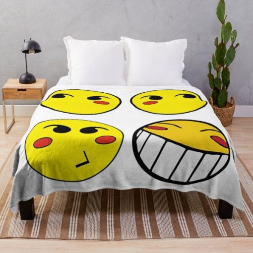 Cowboy Bebop ED smile Throw Blanket RB2910 product Offical Cowboy Bebop Merch