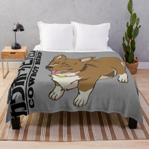 Cowboy Bebop Ein Throw Blanket RB2910 product Offical Cowboy Bebop Merch